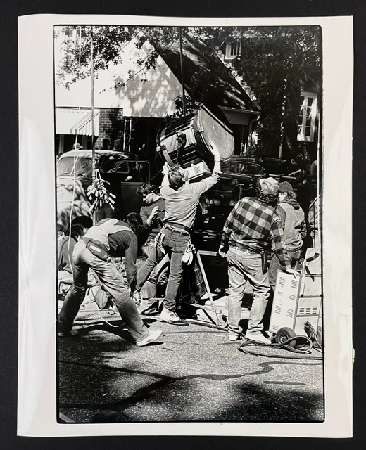 1988 THE FEUD Movie Crew Spotlight Behind Scenes Statesville NC VTG