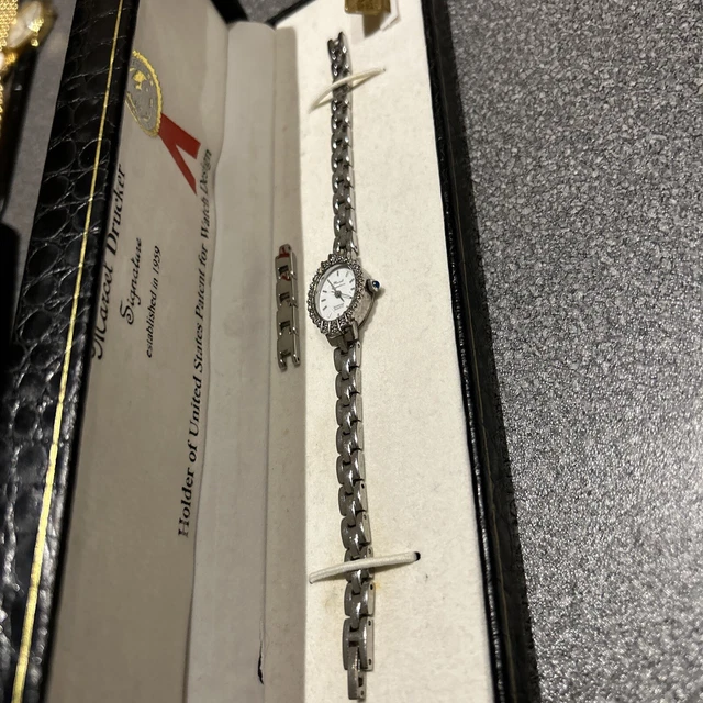 MARCEL DRUCKER SIGNATURE Diamond Ladies Watch Boxed 30.00 PicClick UK