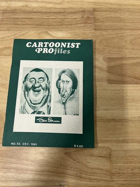 RAROS Perfiles de Dibujante 1981 Sam Berman Don Martin Hanna Barbera Zim