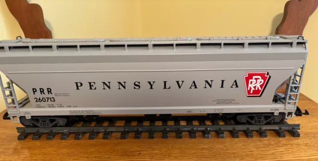 LGB. 41823 PRR Pennsylvania Center Flow Hopper Car G Scale W Origional Box