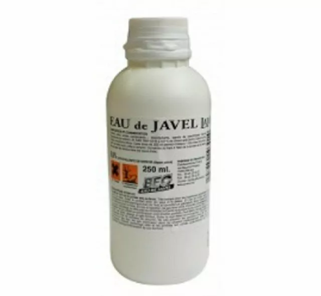 EAU DE JAVEL très concentrée  9.6% CA - FLACON 250 ML - CARTON 30 Pieces 2