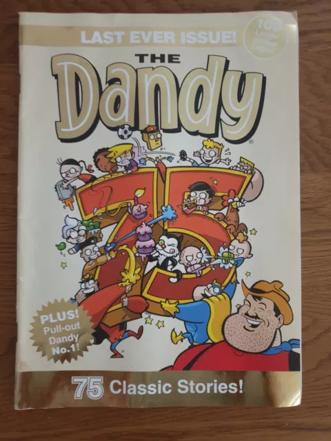 The Dandy Comic 2012 Last Ever Issue Special Edition Minor damage check pics