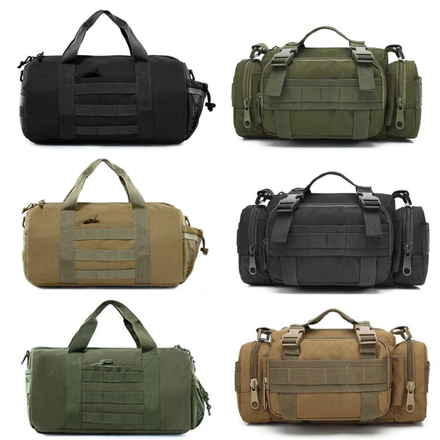 MILITARY TACTICAL DUFFLE Waist Bags MOLLE Assault Shoulder Backpack