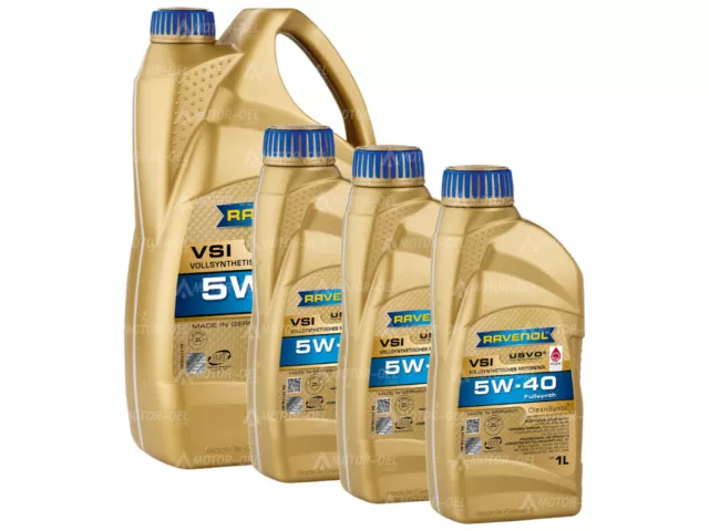 8 (5+3) Liter RAVENOL VSI SAE 5W-40 Vollsynth Motoröl