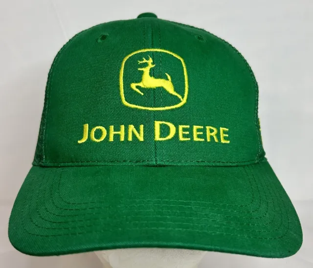 John Deere Tractor Baseball Truckers Hat Cap James River Equipment VA NWOT