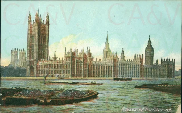 London Westminster Houses Of Parliament Horrocks & Co No 28