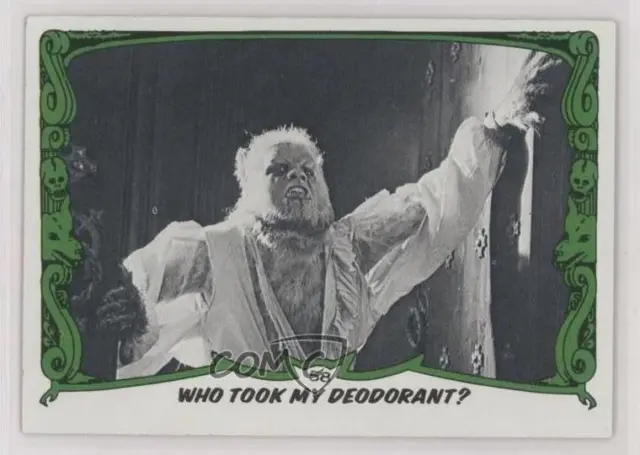 1980 Topps Creature Feature You'll Die Laughing Who Took My Deodorant? #58 0rq9