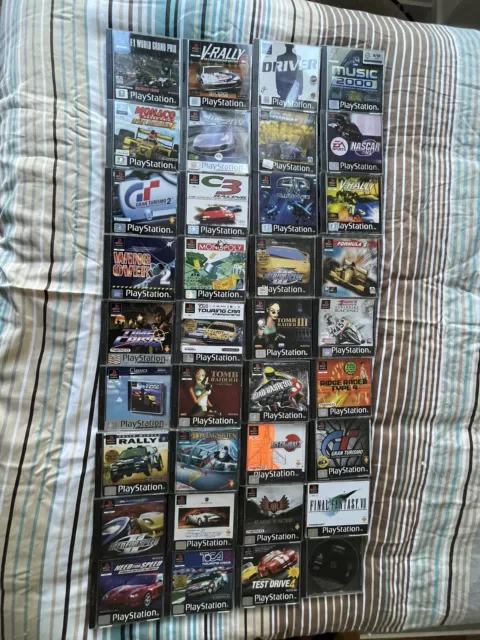 Lot de 36 jeux playstation 1