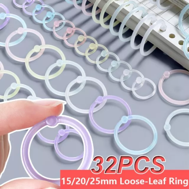 KING RING LOOSE-LEAF Ring Binding Book Hoops Ring Binder Albums Circle  £3.02 - PicClick UK