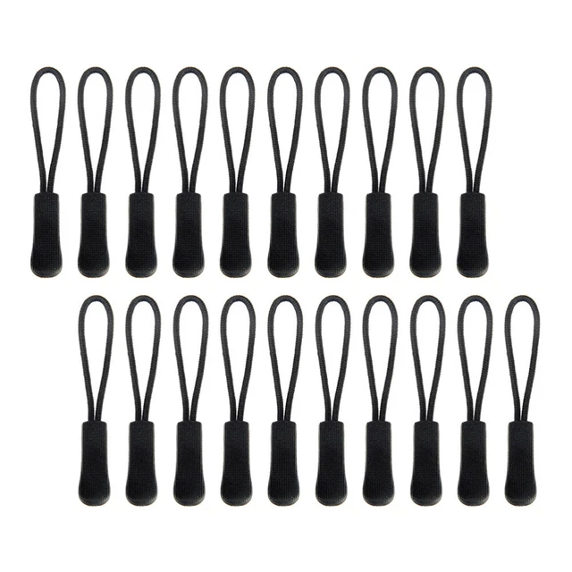 Tirador deslizante con cremallera tirones con cremallera extensión cuerda posterior cremallera tirador