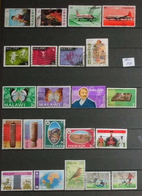 Malawi Lot (1971-1986) gestempelt