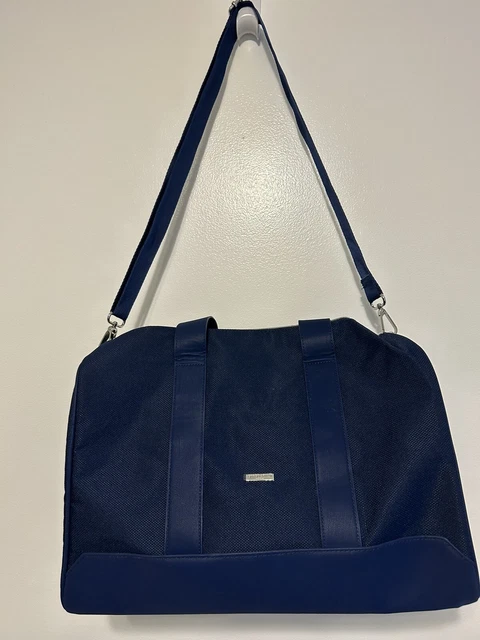 NWOT Giorgio Armani Navy Blue Duffle/Gym/Weekender/travel Bag