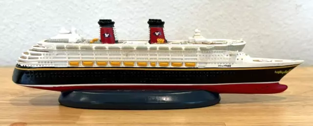 Vintage Disney Cruise Line "Wonder" Dcl Scale Model Ship Replica 10" Figurine