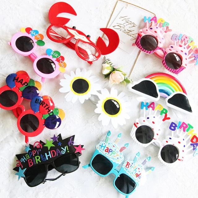 Occhiali da sole festa di compleanno divertenti Happy Birthday S J_6JJAUKFJUKA-H7