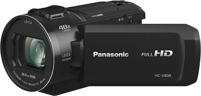Panasonic HC-V808 8,5MP Full-HD-Camcorder - Schwarz