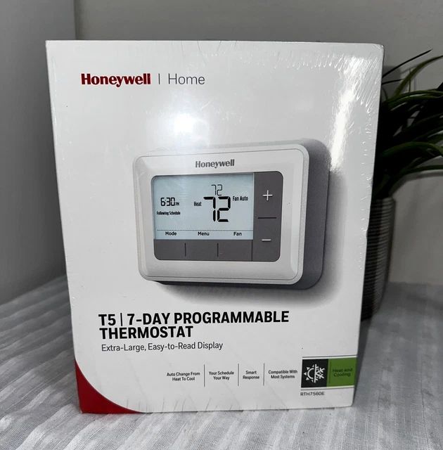 HONEYWELL HOME RTH7560E T5 7Day Flexible Programmable Thermostat Large
