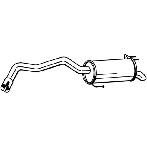 1 silenziatore Bosal 165-077 adatto per Hyundai