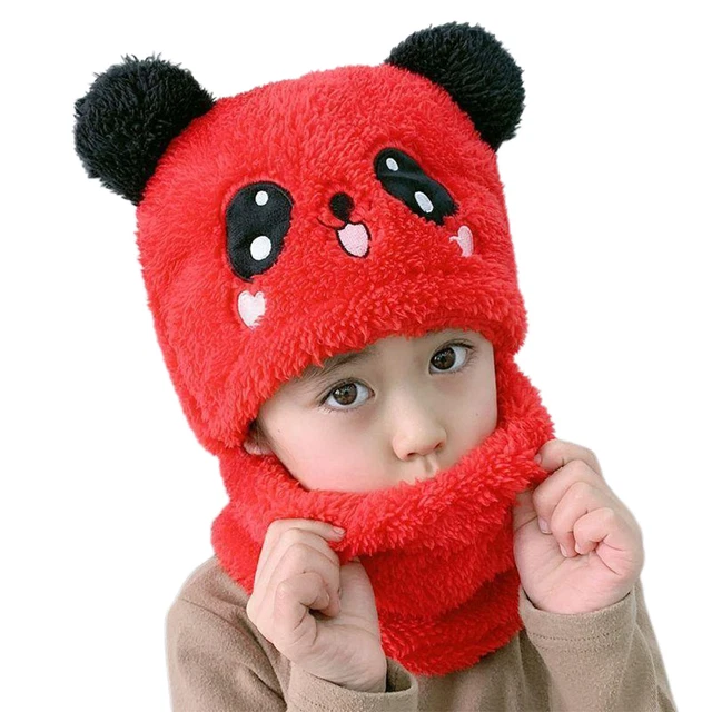 Set Sciarpe Cappello Colori Brillanti Bellissimo Casual Adorabili Cappello Bambini 5 Colori