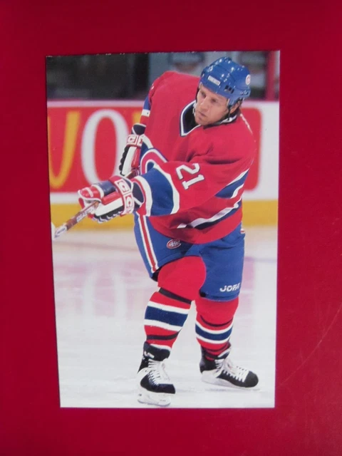 1999-2000-Montreal Canadiens-#21-Barry Richter Postcard.