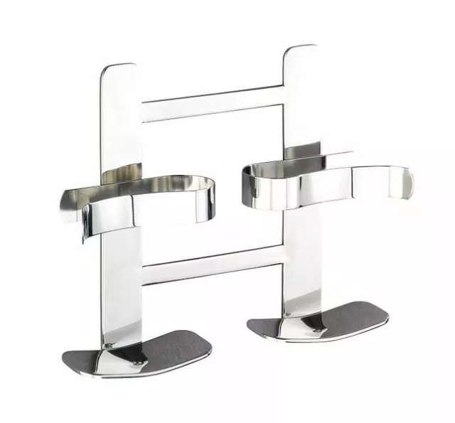 SOPORTE DE CHAMPÚ DE PARED Wenko TURBO-LOC SOPORTE DE GEL DE DUCHA DUO ¡FIJAR SIN PERFORAR!¡!