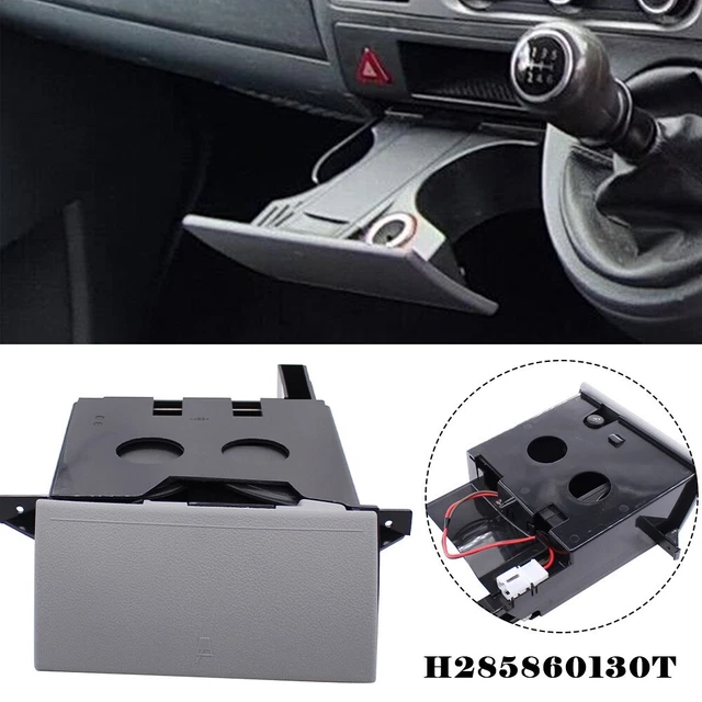 Console centrale tazza acqua metallo supporto monete dual-drink per