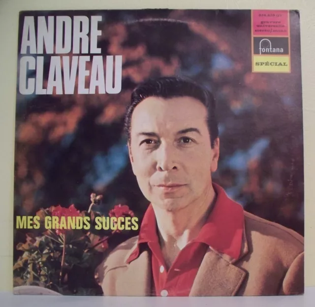 33 RPM André Claveau Disco LP 12" Mes Grands Succes - Fontana 826529 Fresh