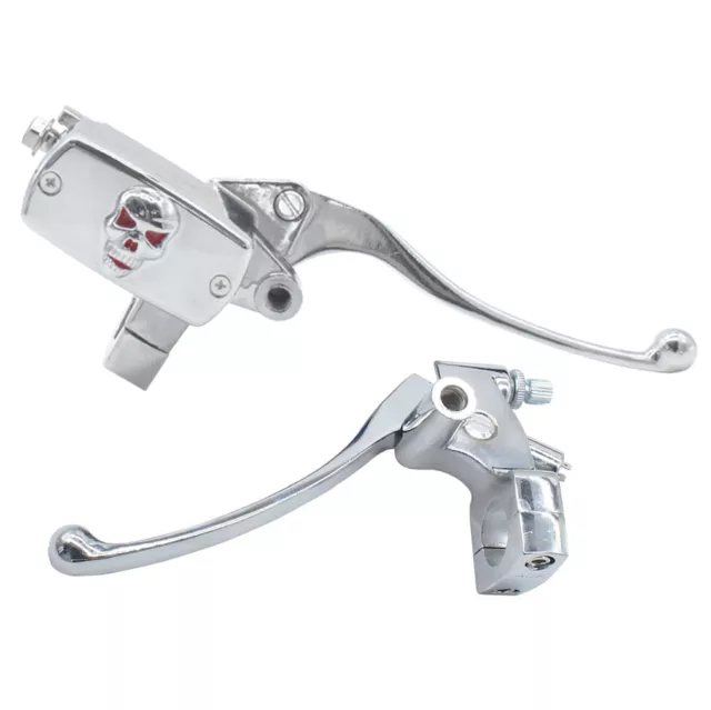 Halloween Motorcycle 1" Handlebar Clutch Lever Master Cylinder Hydraulic Brake