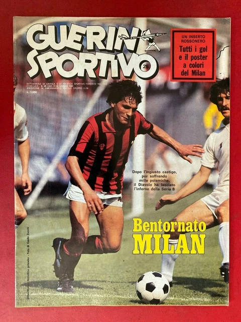 Guerin Sportivo N°45 1981 - Poster Falcao, Guerin Junior, Parisi - Film Campionato