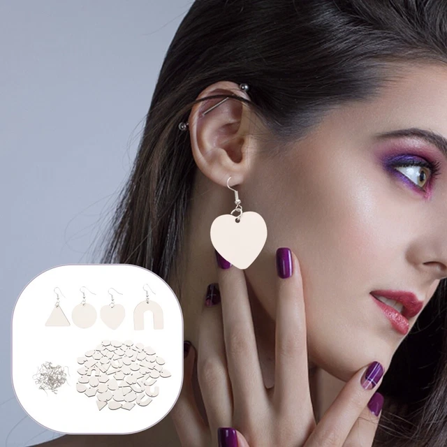 Sublimation Earrings Hooks Heat Transfer Blanks Accessories