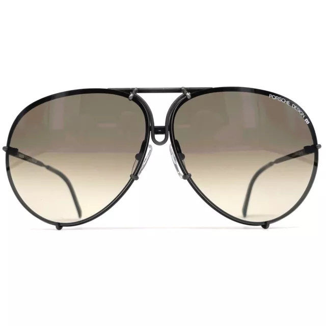 Vintage PORSCHE DESIGN by CARRERA 5621 sunglasses - Austria '80s - Black / Brown 3