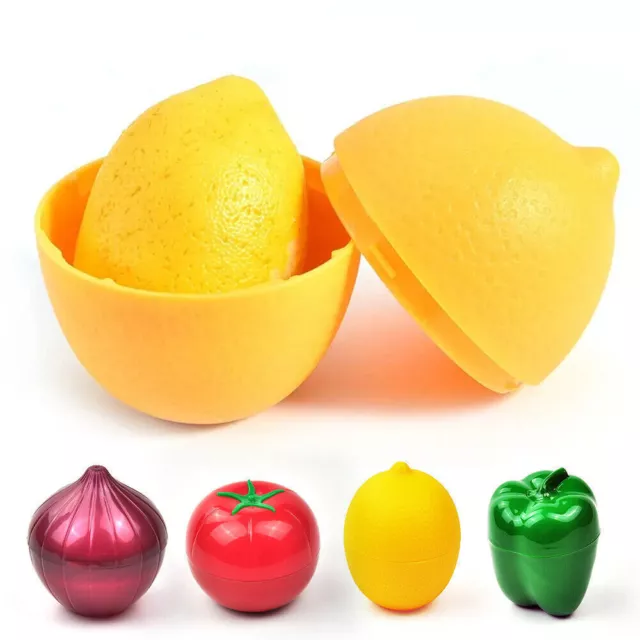 Vegetable Shape Food Storage Box Plastic Reusable Fresh-keeping Fruit Container♡