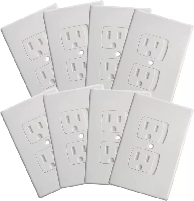Self Closing Electrical Outlet Covers, Child Proof Safety Universal Wall Socket