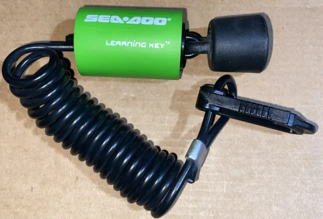 Seadoo Learning Key Dess Lanyard OEM used Sea-Doo Green 278002203