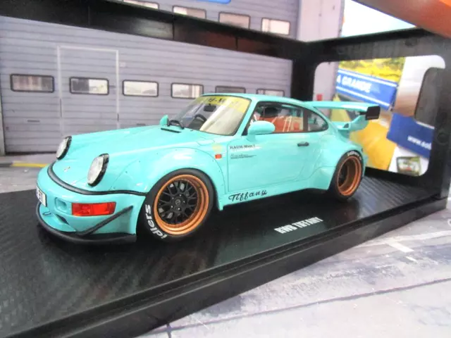 PORSCHE 911 964 Turbo RWB RAuh Welt Breitbau Tuning Tiffany GTSpirit GT875 1:18