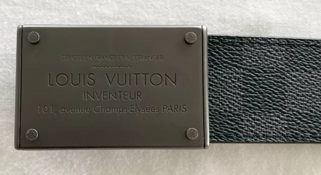 LOUIS VUITTON / Louis Vuitton Sunture Avanteur Belt Reversible