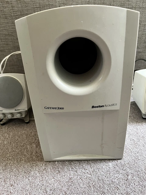 BOSTON ACOUSTICS MEDIA Theater System, 2x Speakers Surround PC Computer ...