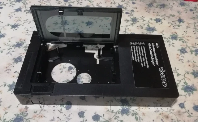 Adattatore Per Videocassette VHS C/S-VHS - Lettore E Registratore Per Nastri Vintage - Foto 2