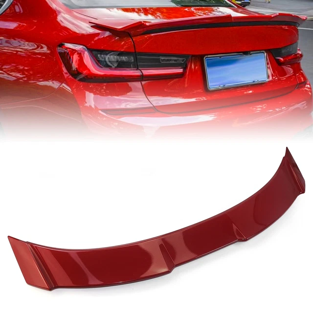 1 pz labbro alare spoiler posteriore per BMW New 3 Serie G20 2019 2020-2021 YOFER rosso JT