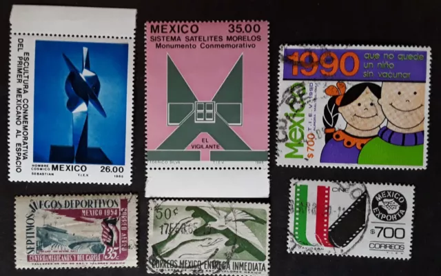 MEXICO -LOTE  de sellos MNH  nuevos y usados , a examen.