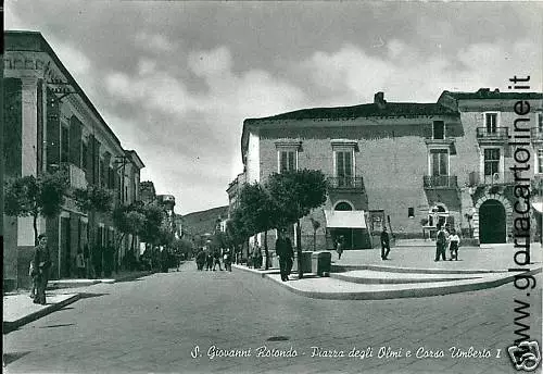 03347 CARTOLINA d'Epoca: FOGGIA - SAN GIOVANNI ROTONDO