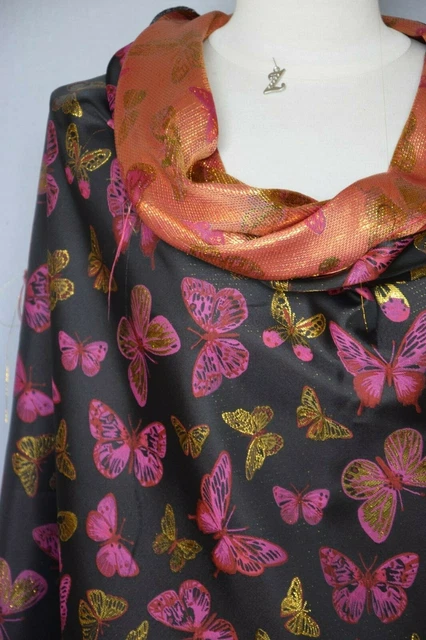 Manteau long en jacquard Dries Van Noten - Brocart floral orange brûlé Manteau long en jacquard Dries Van Noten - Brocart floral orange brûlé