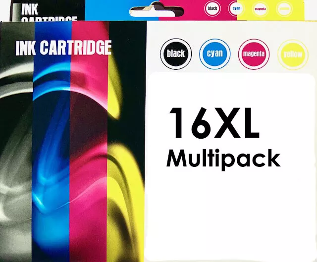 16XL Multicoloured Ink Cartridge For Epson Workforce WF2750 WF2750DWF Non OEM