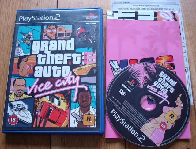 Grand Theft Auto Vice City – GTA – PS2 – PAL – Disque Promo – Bon état