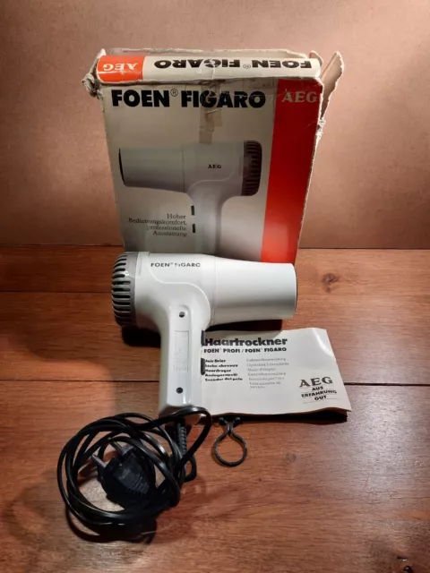 Retro-Haartrockner AEG FÖN FIGARO 1200 Watt, gebraucht