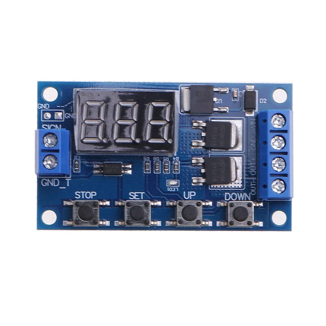 DUAL MOS TIME Delay Relay Trigger Cycle Timer Delay Switch Control Mod