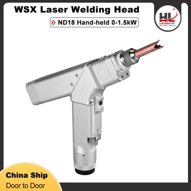 Laser Welding Head WSX 0-1.5KW ND18 Hand-held with QBH Connector for Fiber Laser