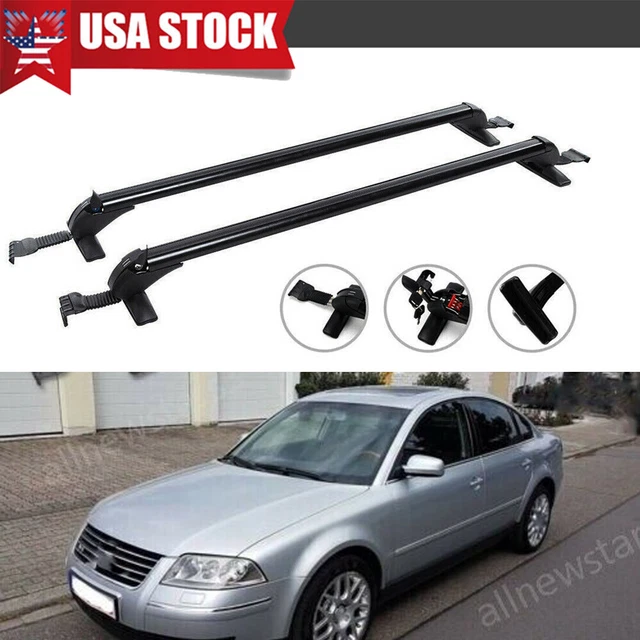FOR VW JETTA Golf MK5 MK6 MK7 Car Top Roof Rack Cross Bars 43.3