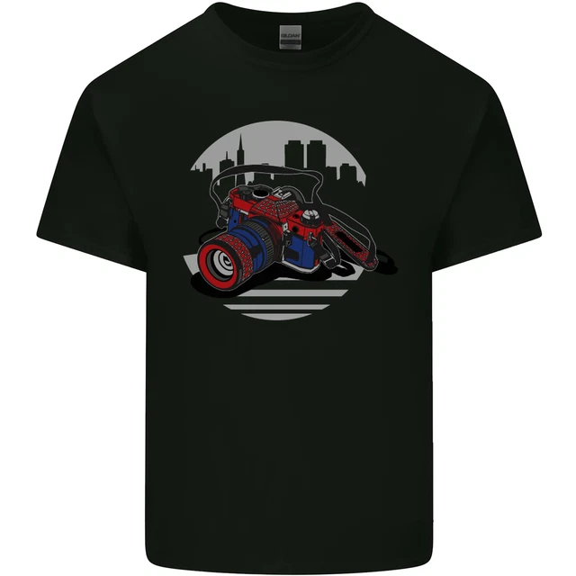 Superhero Camera Photography Photographer Mens Cotton T-Shirt Tee Top