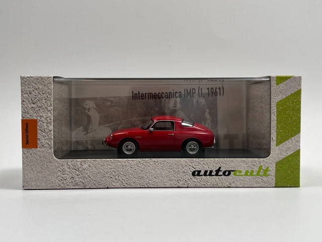 Modèle Réduit Autocult 1:43 - Autobus Kraus Maffei KML 110 Allemagne 1959 Rouge Et Ivoire - Neuf