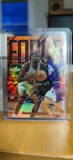 1997-98 Topps Finest Force Dikembe Mutombo Refractor #82